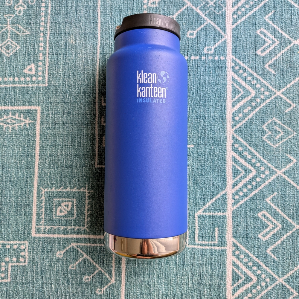 Blue Insulated Water Bottle